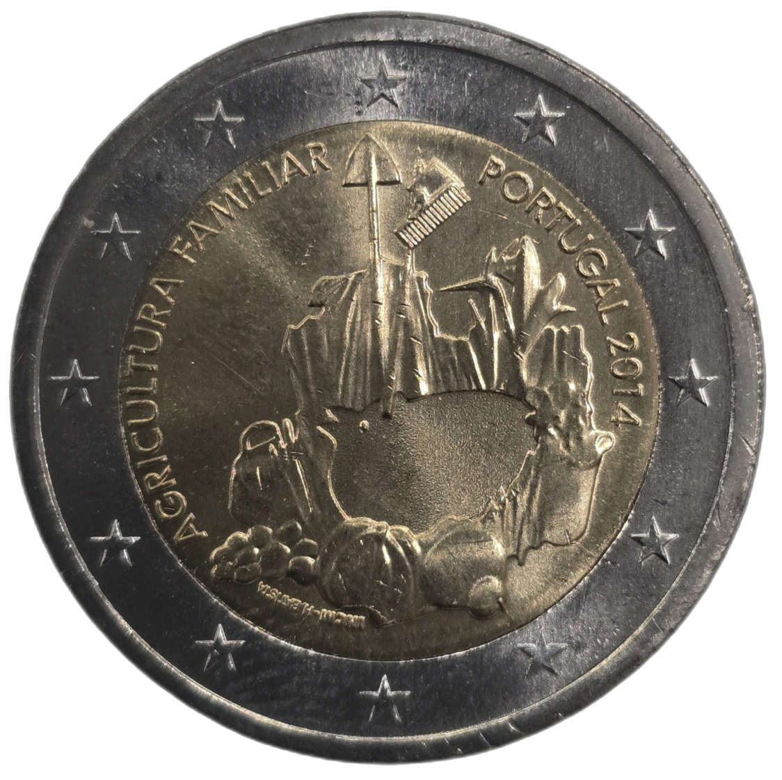 2 euros conmemorativa Año Internacional de la Agricultura Familiar